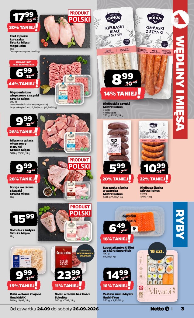 Gazetka Netto 24/09/2026 – 26/09/2026 - gazetki promocyjne str. 3