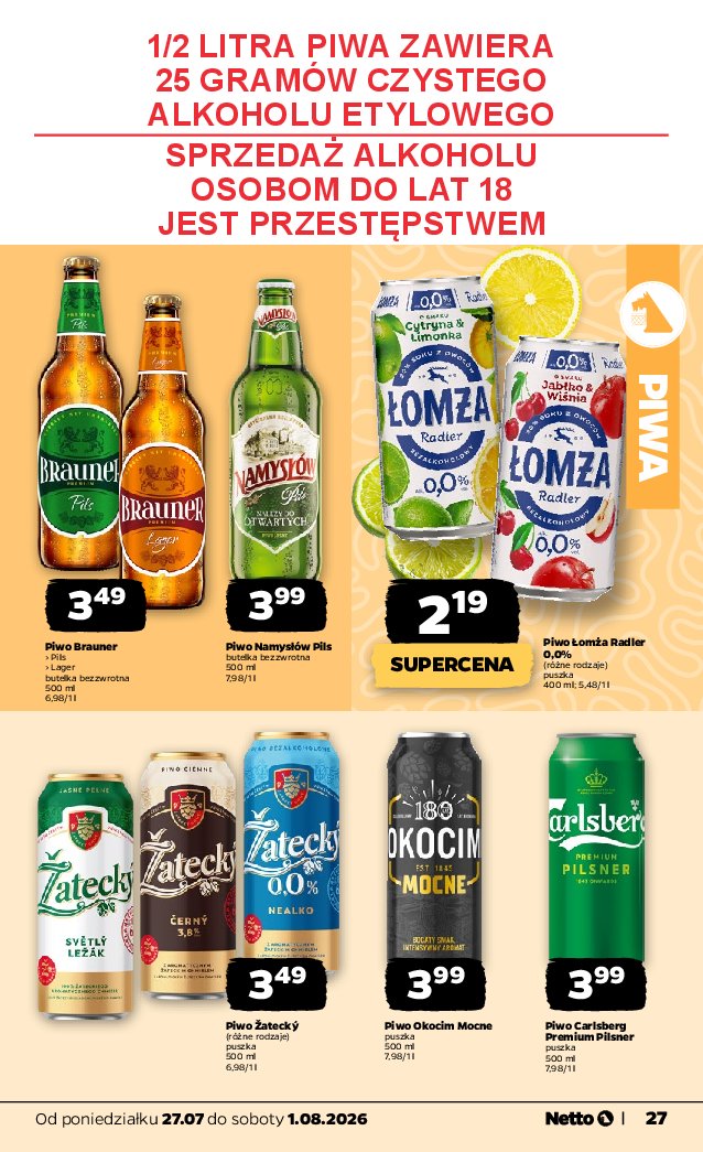 Gazetka Netto 27/07/2026 – 01/08/2026 - strona 27
