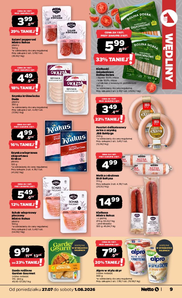 Gazetka Netto 27/07/2026 – 01/08/2026 - strona 9