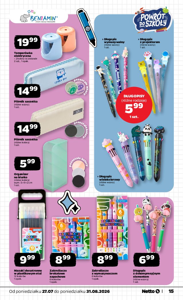 Gazetka Netto 27/07/2026 – 31/08/2026 - strona 15