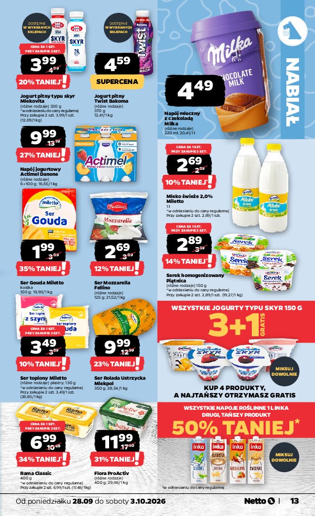 Gazetki promocyjne – nabiał - gazetki promocyjne str. 64