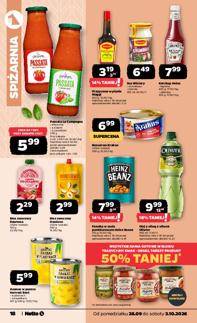 Gazetka Netto 28/09/2026 – 03/10/2026 - gazetki promocyjne str. 18