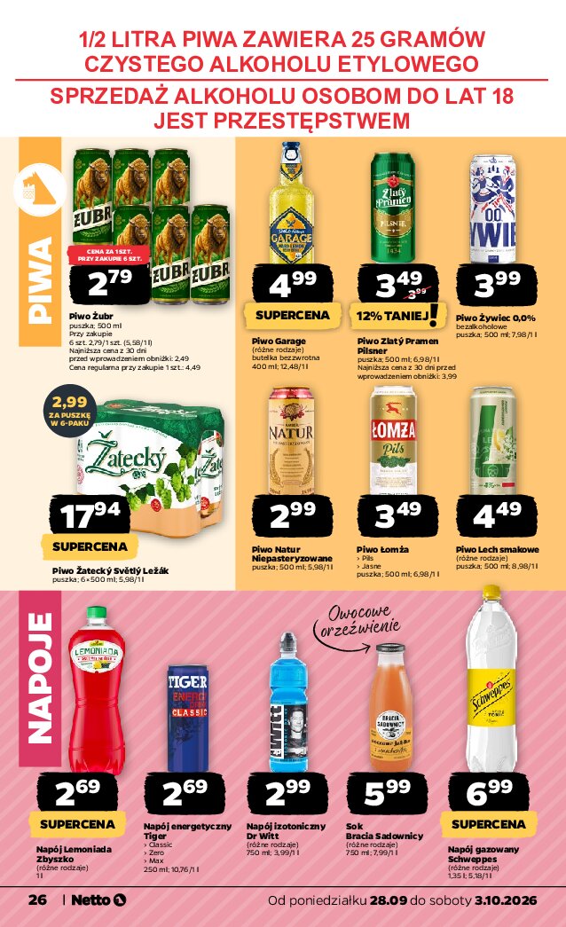 Gazetka Netto 28/09/2026 – 03/10/2026 - gazetki promocyjne str. 26