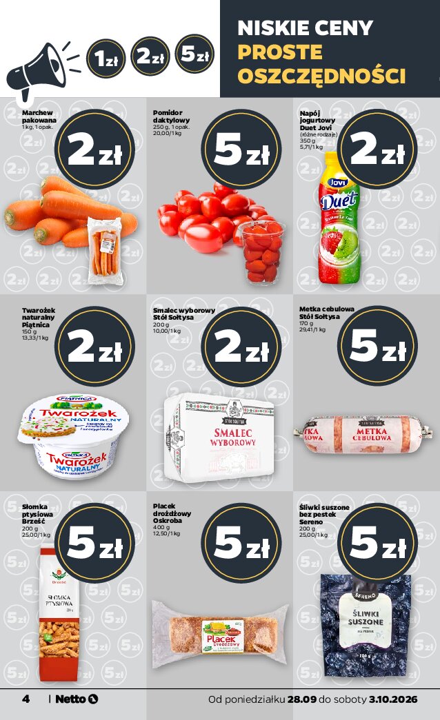 Gazetka Netto 28/09/2026 – 03/10/2026 - gazetki promocyjne str. 4