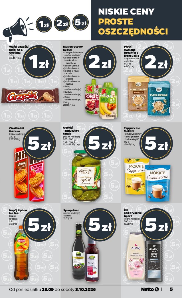 Gazetka Netto 28/09/2026 – 03/10/2026 - gazetki promocyjne str. 5