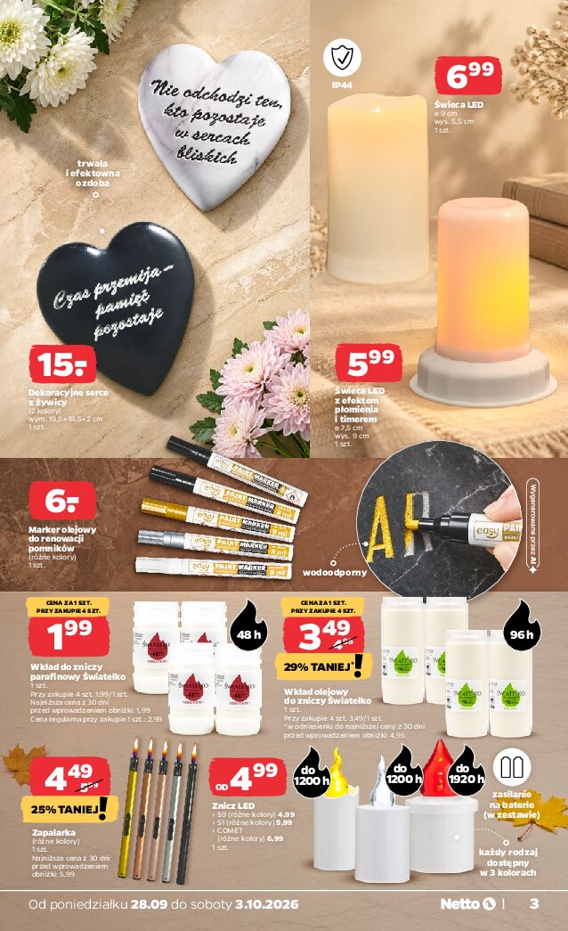 Gazetka Netto 28/09/2026 – 03/10/2026 - gazetki promocyjne str. 3