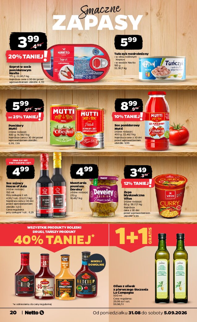Gazetka Netto 31/08/2026 – 05/09/2026 - strona 20