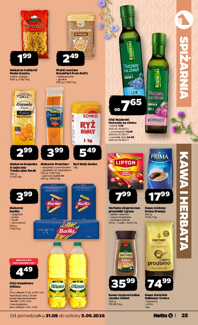 Gazetka Netto 31/08/2026 – 05/09/2026 - strona 25