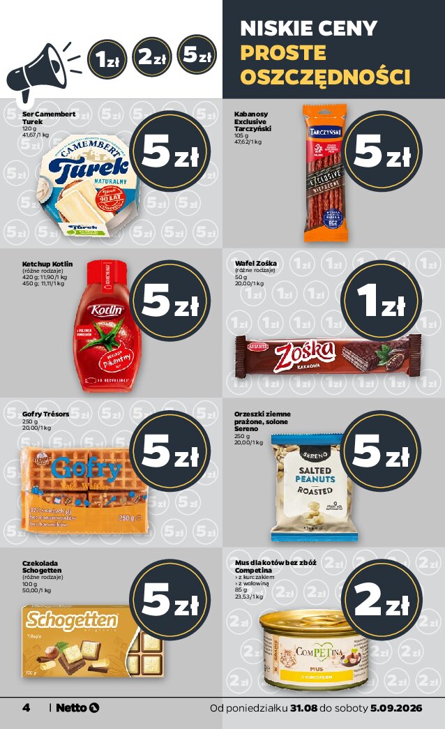 Gazetka Netto 31/08/2026 – 05/09/2026 - strona 4