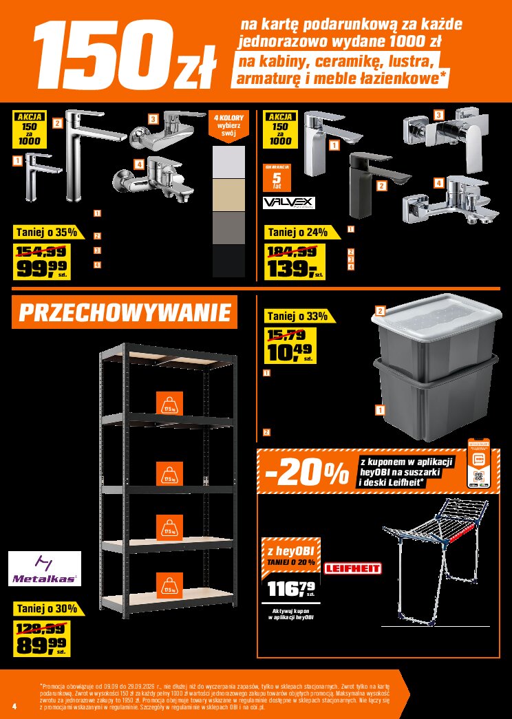 Gazetka Obi 09/09/2026 – 29/09/2026 - gazetki promocyjne str. 4