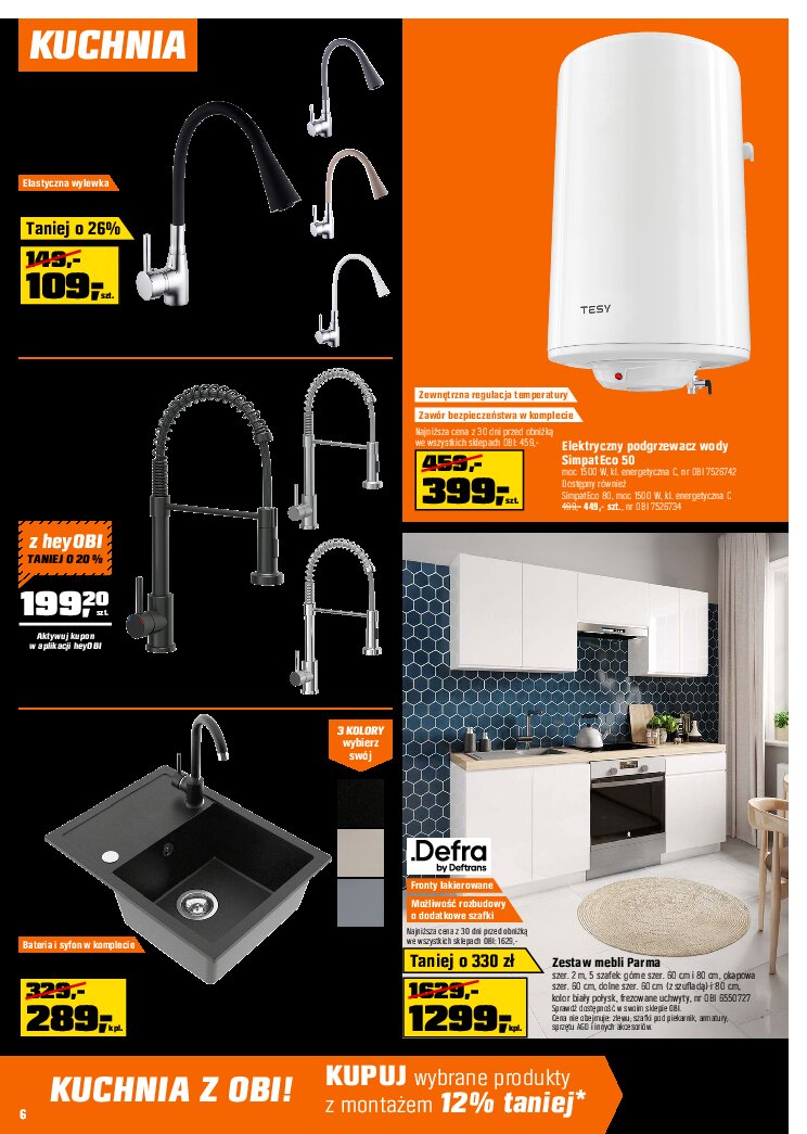 Gazetka Obi 09/09/2026 – 29/09/2026 - gazetki promocyjne str. 6