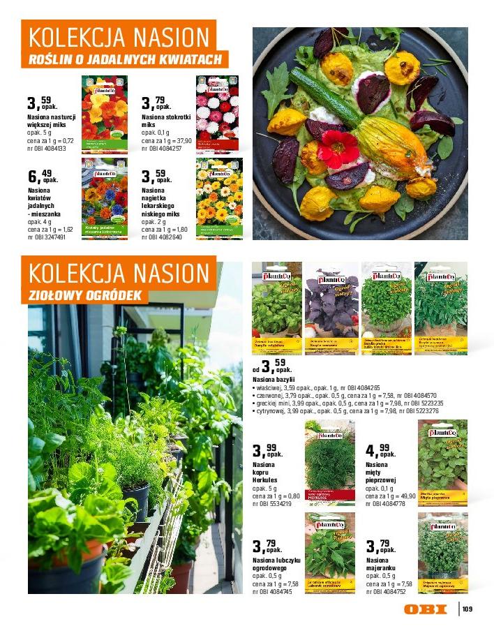 Gazetka Obi 16/03/2026 – 31/08/2026 - gazetki promocyjne str. 109