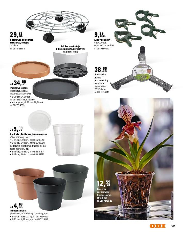 Gazetka Obi 16/03/2026 – 31/08/2026 - gazetki promocyjne str. 137