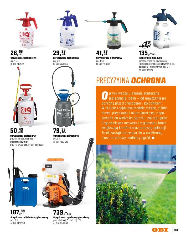 Gazetka Obi 16/03/2026 – 31/08/2026 - gazetki promocyjne str. 183