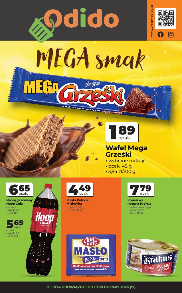 Gazetka Odido 19/08/2026 – 01/09/2026 - gazetki promocyjne str. 1