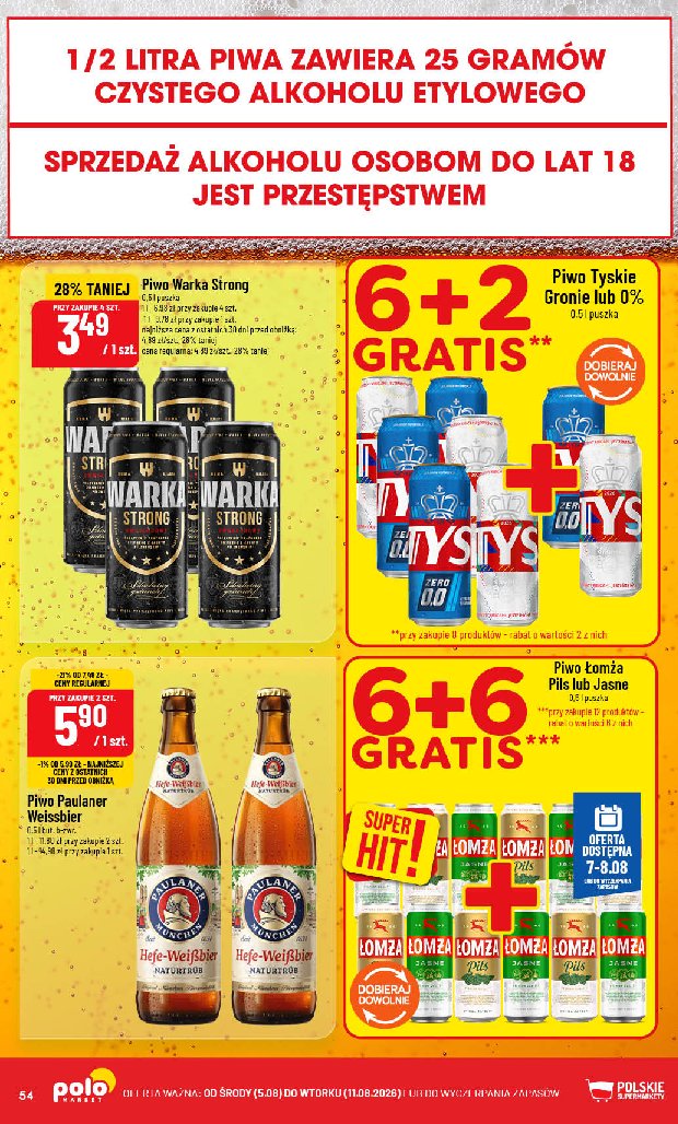 Gazetka Polomarket 05/08/2026 – 11/08/2026 - strona 54