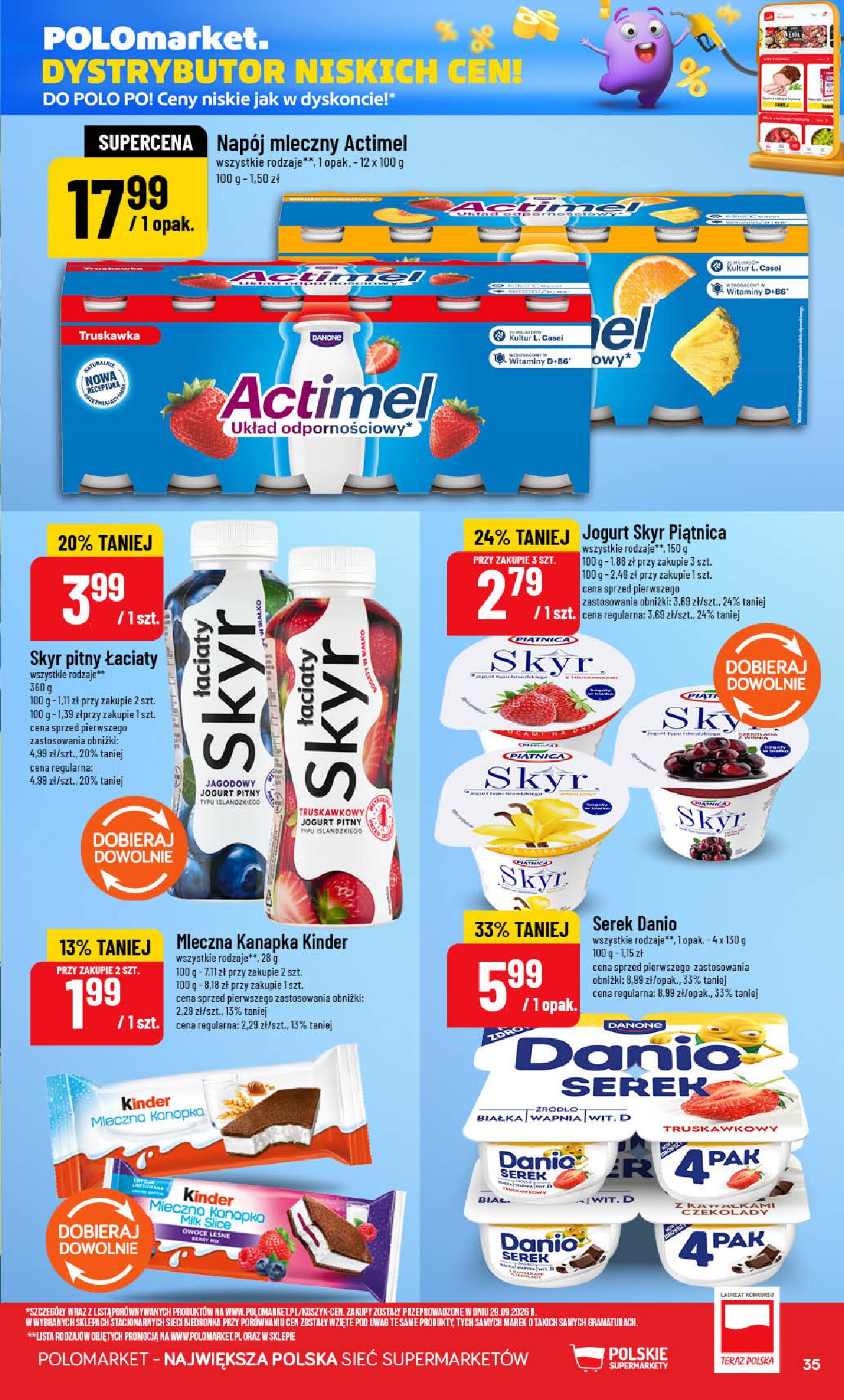 Gazetki promocyjne – nabiał - gazetki promocyjne str. 66
