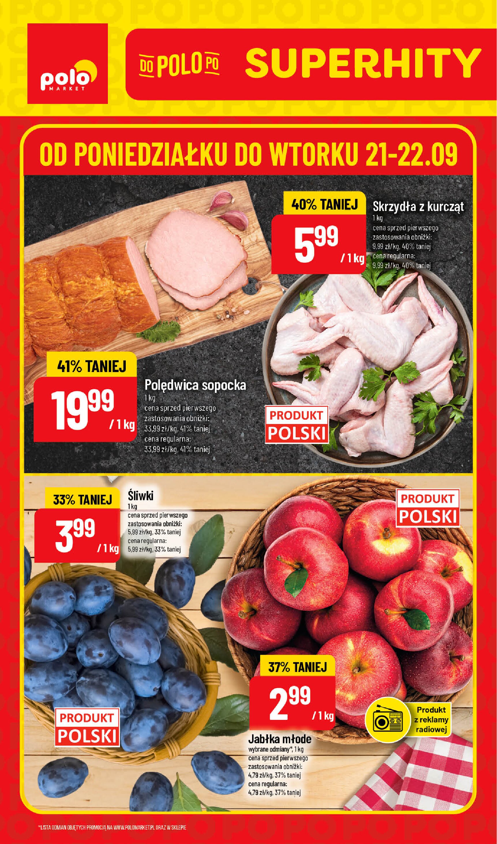 Gazetka Polomarket 21/09/2026 – 22/09/2026 - gazetki promocyjne str. 1