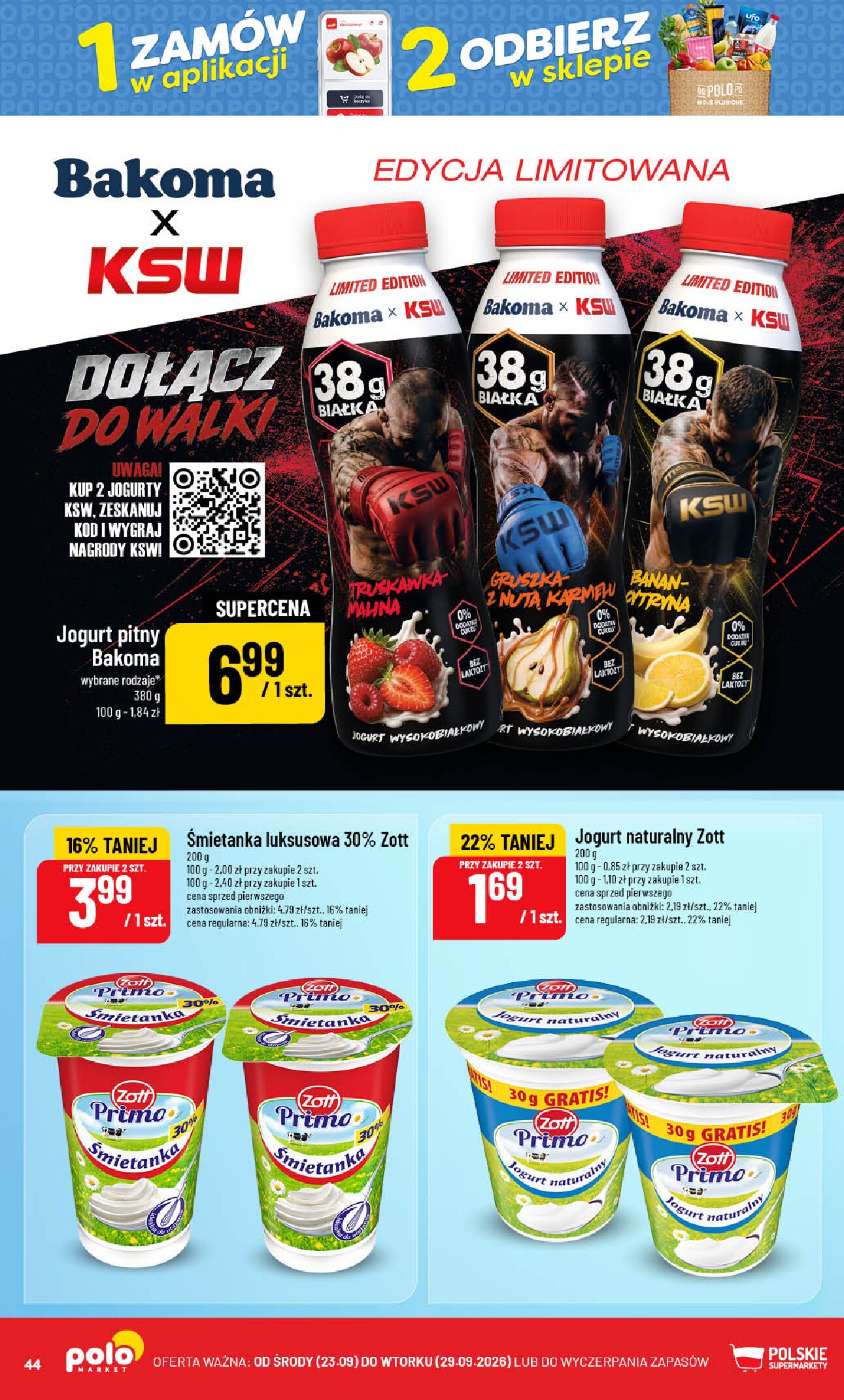 Gazetki promocyjne – jogurty - gazetki promocyjne str. 18