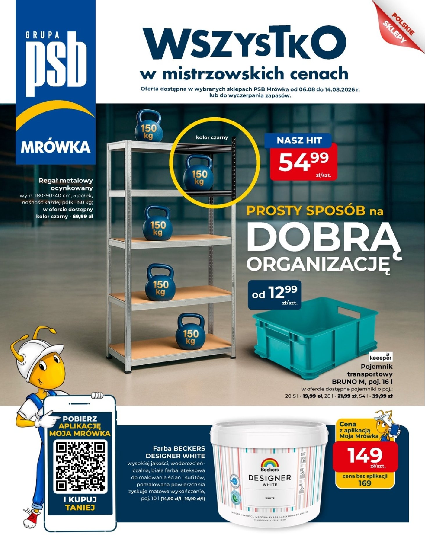 Gazetka Psb-mrowka 06/08/2026 – 14/08/2026