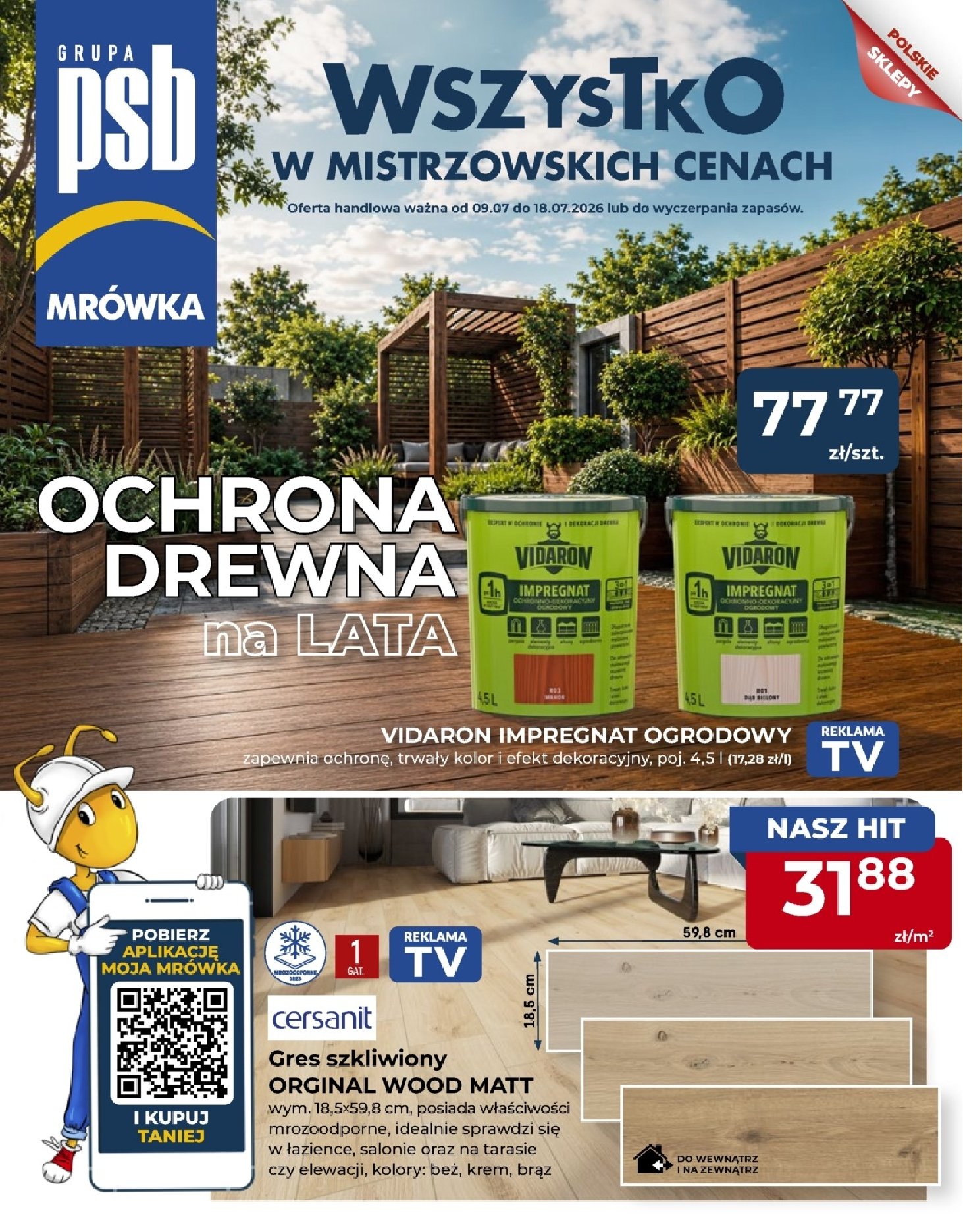 Gazetka Psb-mrowka 09/07/2026 – 18/07/2026