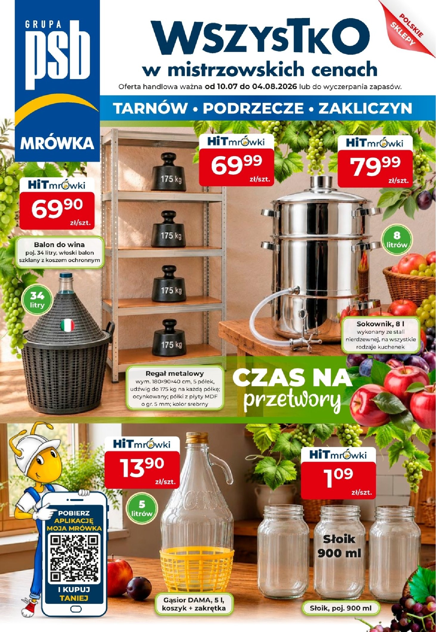 Gazetka Psb-mrowka 10/07/2026 – 04/08/2026