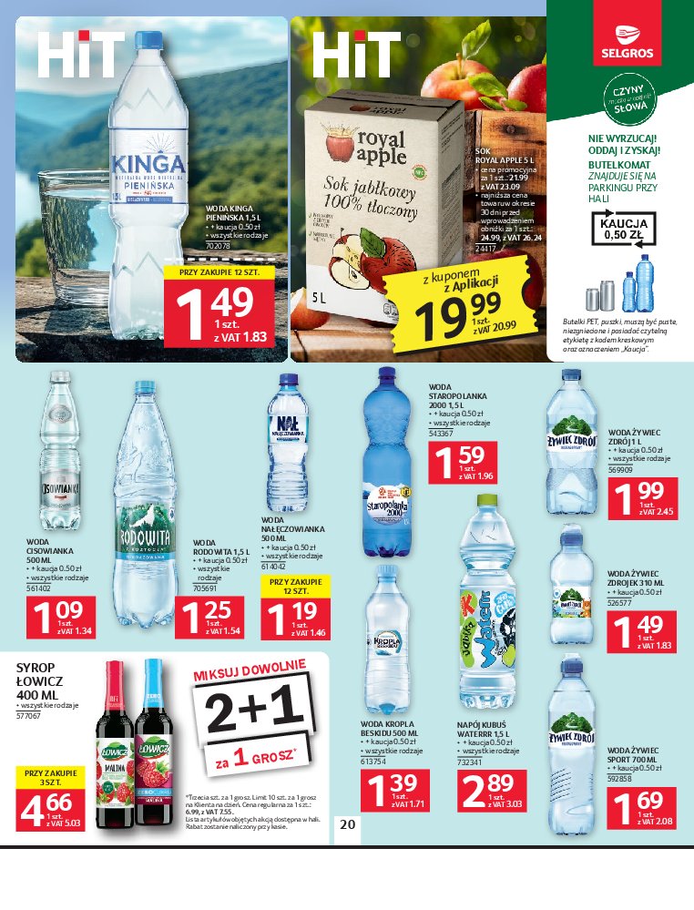 Gazetka Selgros 02/07/2026 – 15/07/2026 - strona 20