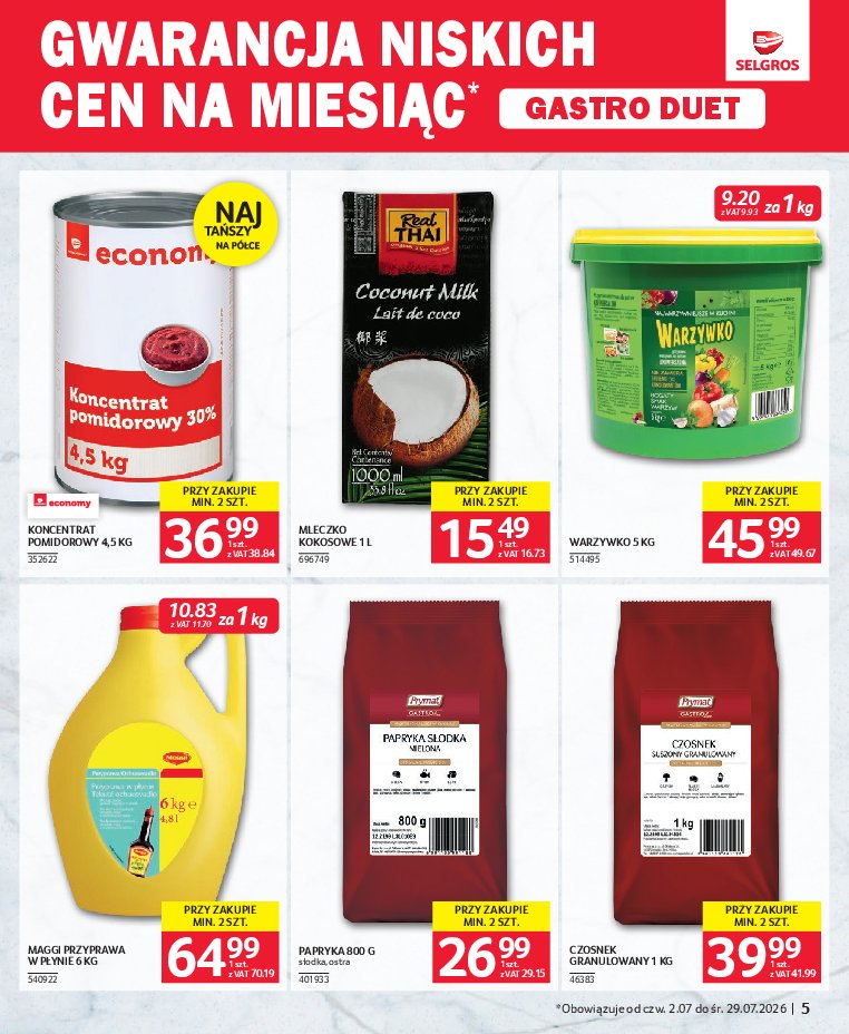 Gazetka Selgros 02/07/2026 – 15/07/2026 - strona 5