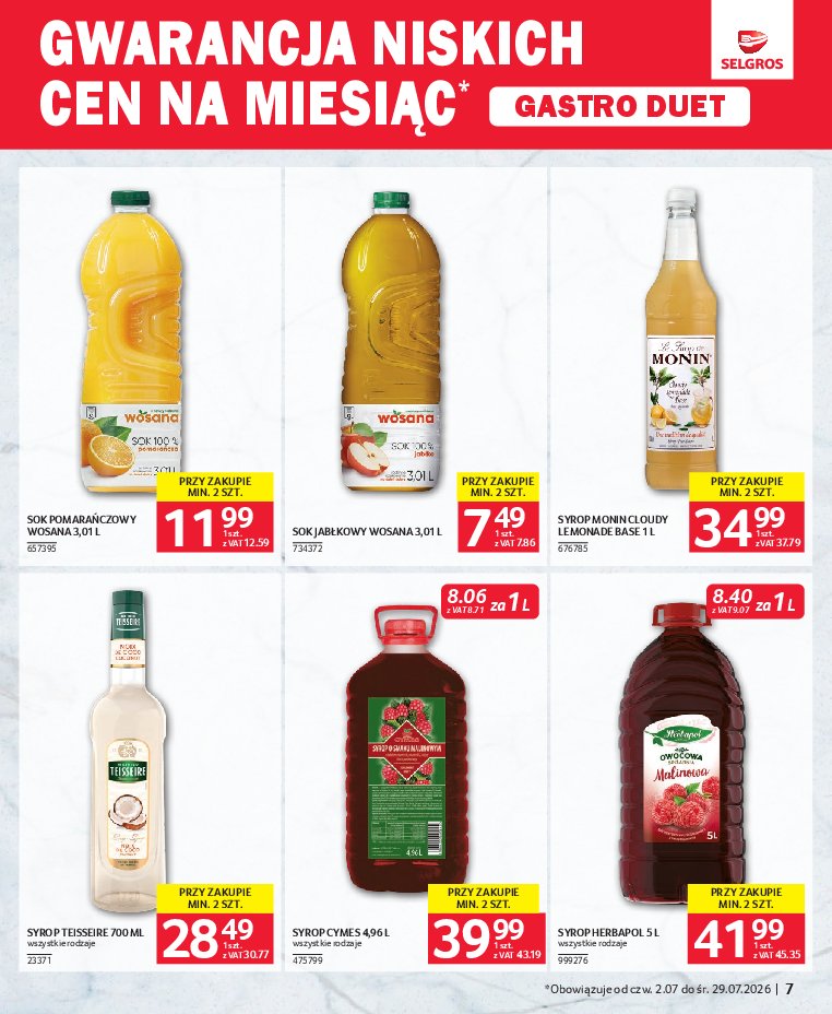 Gazetka Selgros 02/07/2026 – 15/07/2026 - strona 7