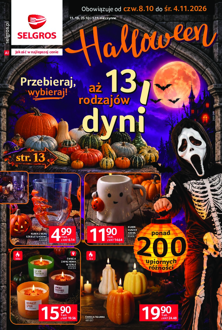 Gazetka Selgros 08/10/2026 – 04/11/2026