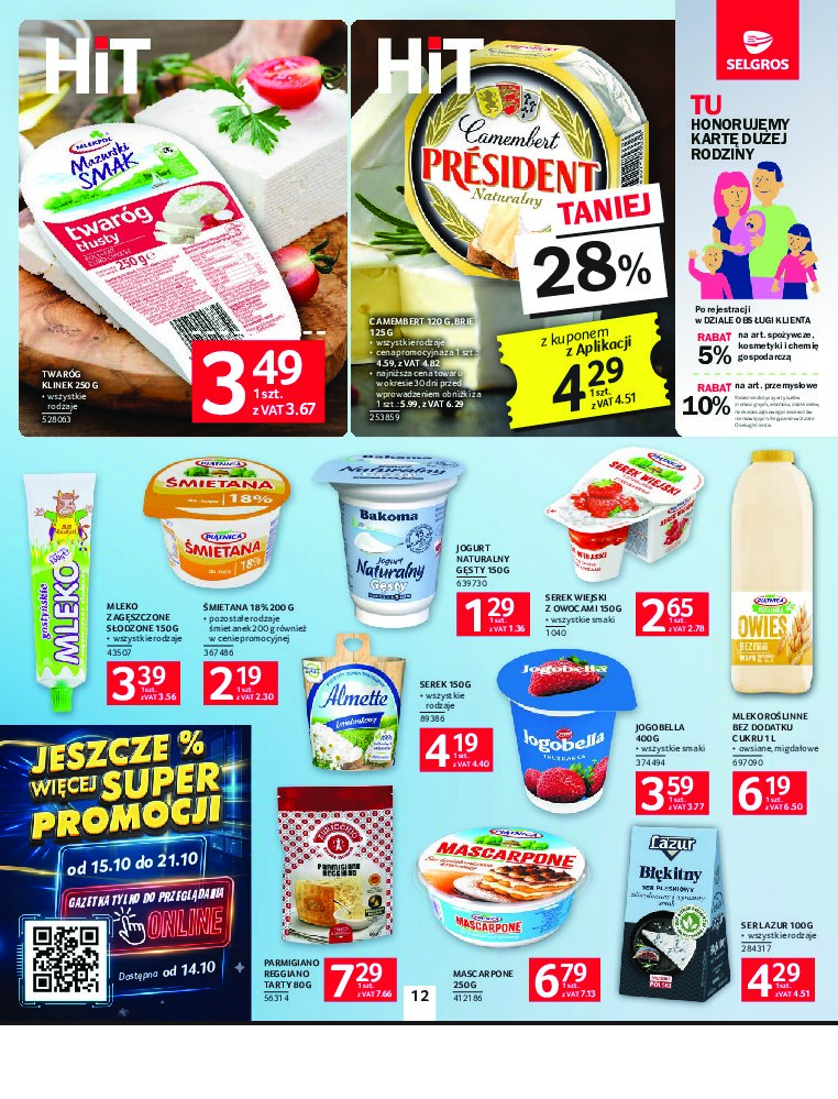 Gazetka Selgros 08/10/2026 – 21/10/2026 - gazetki promocyjne str. 12