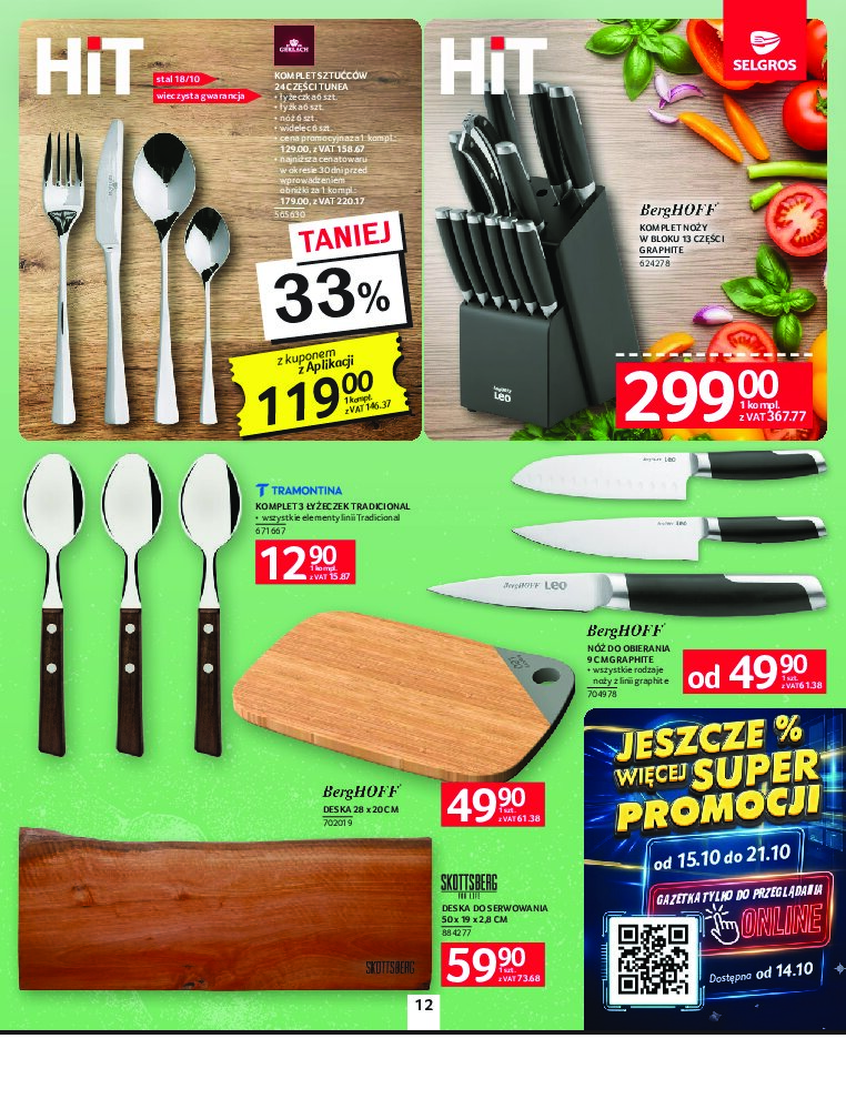 Gazetka Selgros 08/10/2026 – 21/10/2026 - gazetki promocyjne str. 15