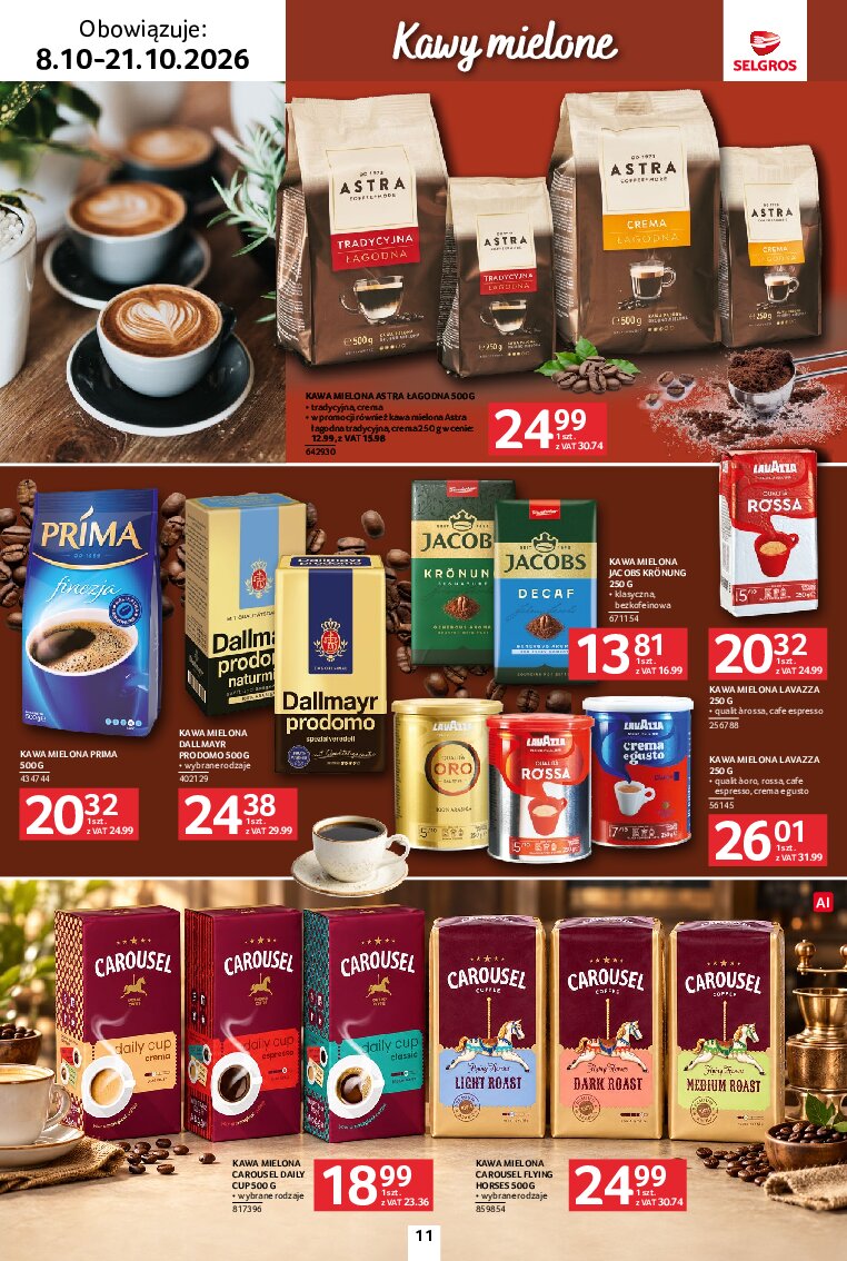 Gazetka Selgros 08/10/2026 – 21/10/2026 - gazetki promocyjne str. 11