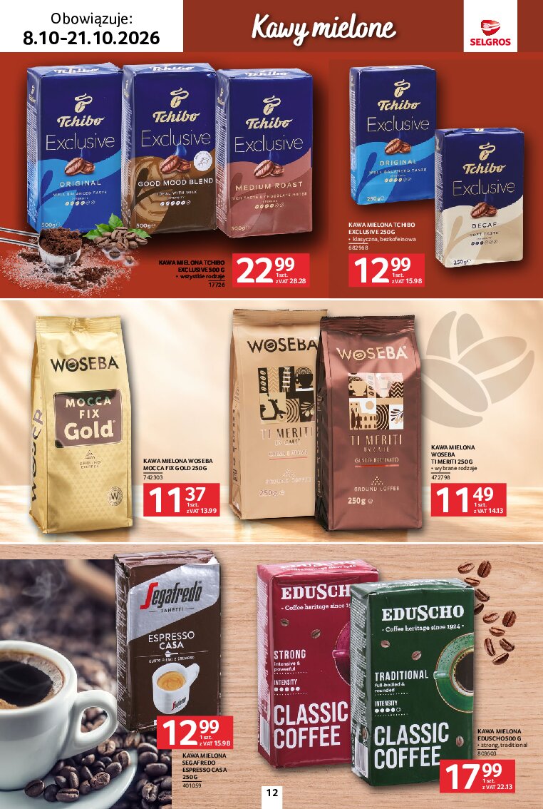 Gazetka Selgros 08/10/2026 – 21/10/2026 - gazetki promocyjne str. 12