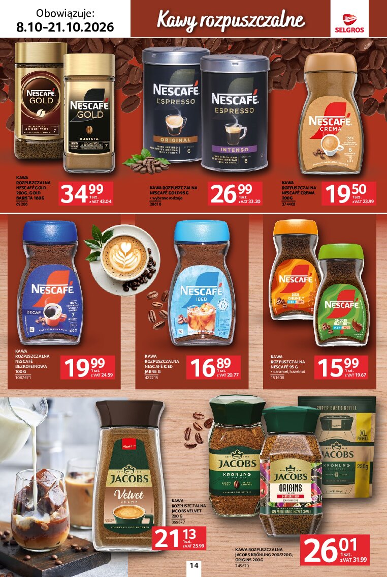 Gazetka Selgros 08/10/2026 – 21/10/2026 - gazetki promocyjne str. 14
