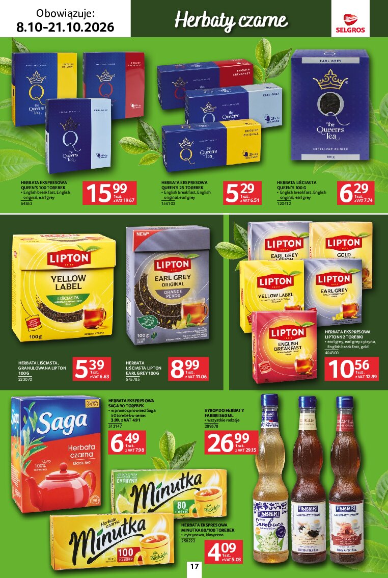 Gazetka Selgros 08/10/2026 – 21/10/2026 - gazetki promocyjne str. 17