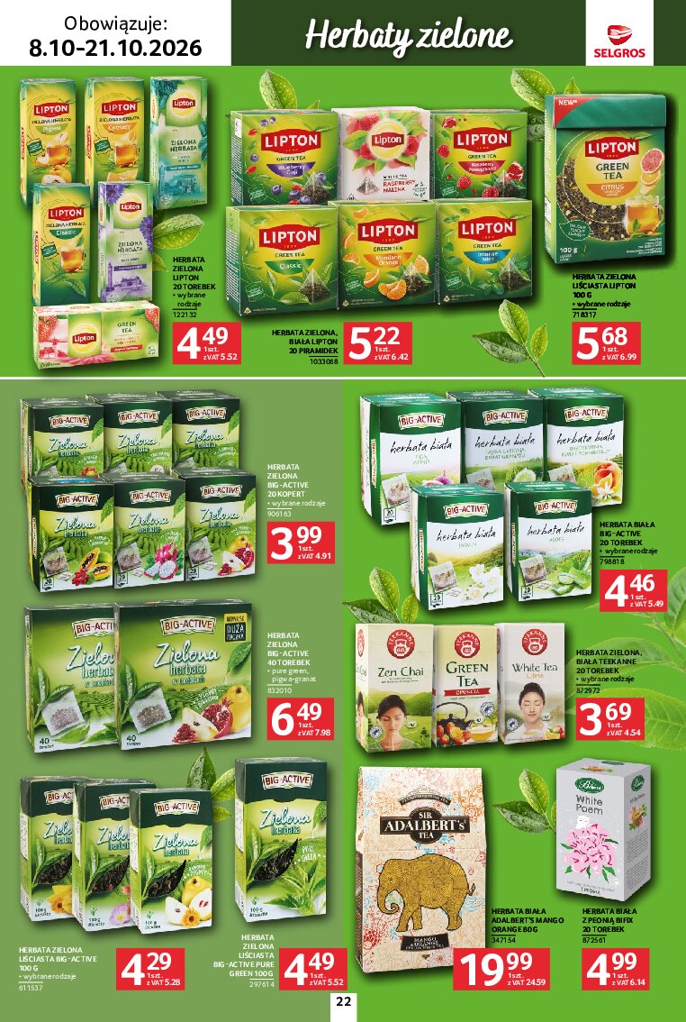 Gazetka Selgros 08/10/2026 – 21/10/2026 - gazetki promocyjne str. 22
