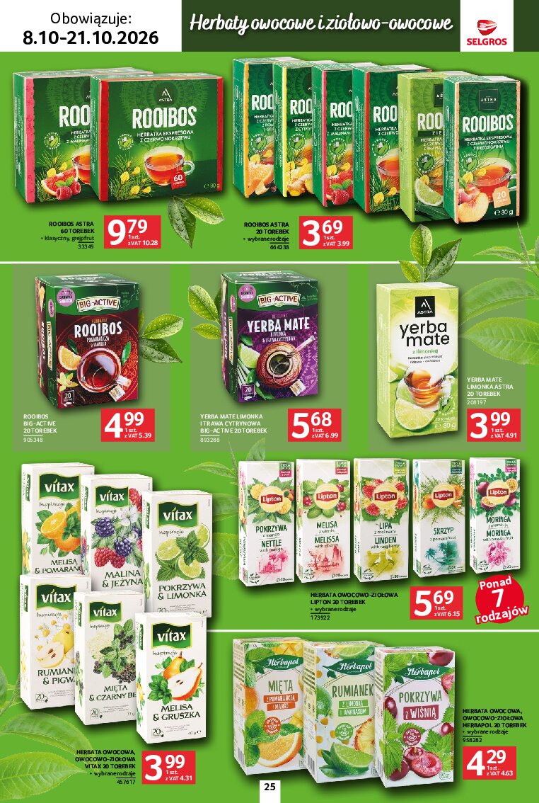 Gazetka Selgros 08/10/2026 – 21/10/2026 - gazetki promocyjne str. 25