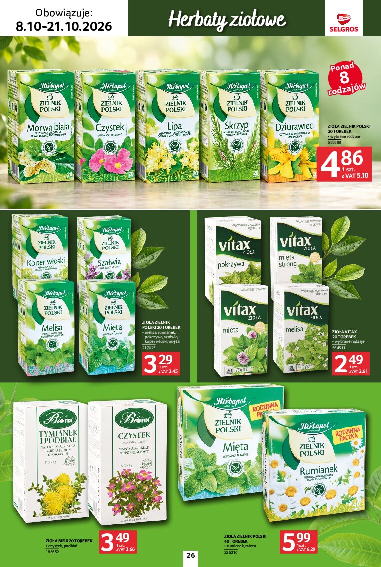 Gazetka Selgros 08/10/2026 – 21/10/2026 - gazetki promocyjne str. 26