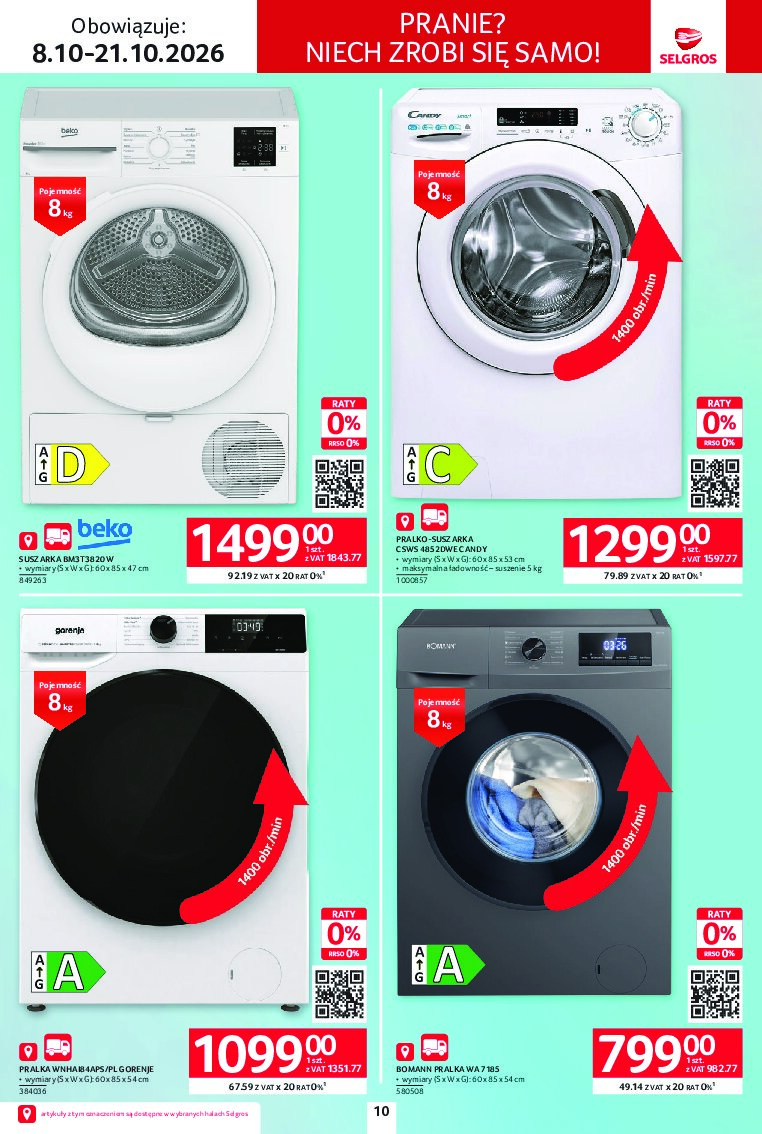 Gazetka Selgros 08/10/2026 – 21/10/2026 - gazetki promocyjne str. 10