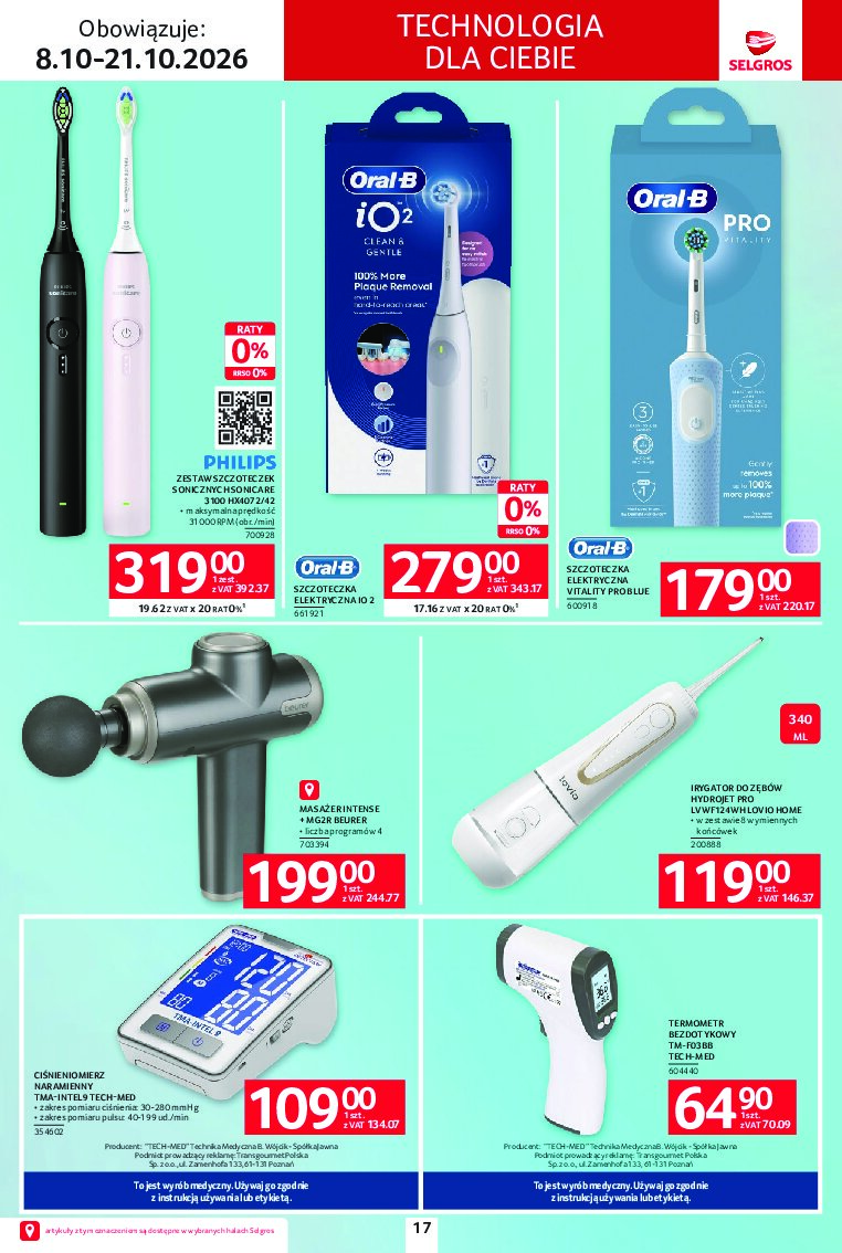 Gazetka Selgros 08/10/2026 – 21/10/2026 - gazetki promocyjne str. 17