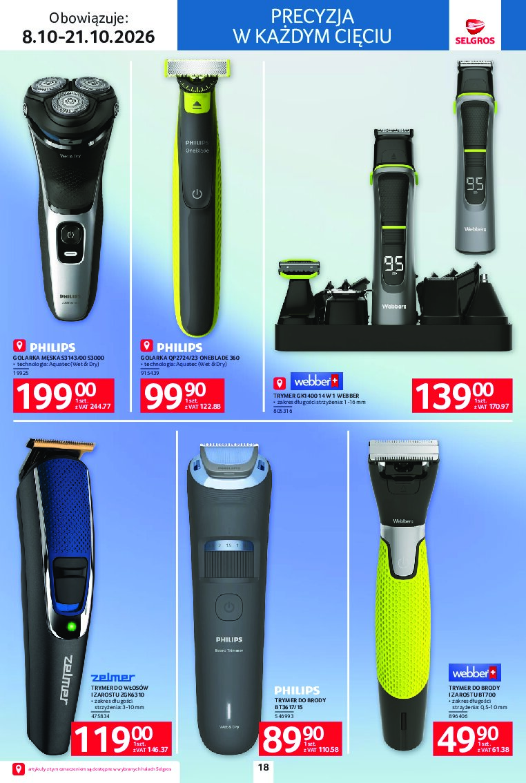 Gazetka Selgros 08/10/2026 – 21/10/2026 - gazetki promocyjne str. 18