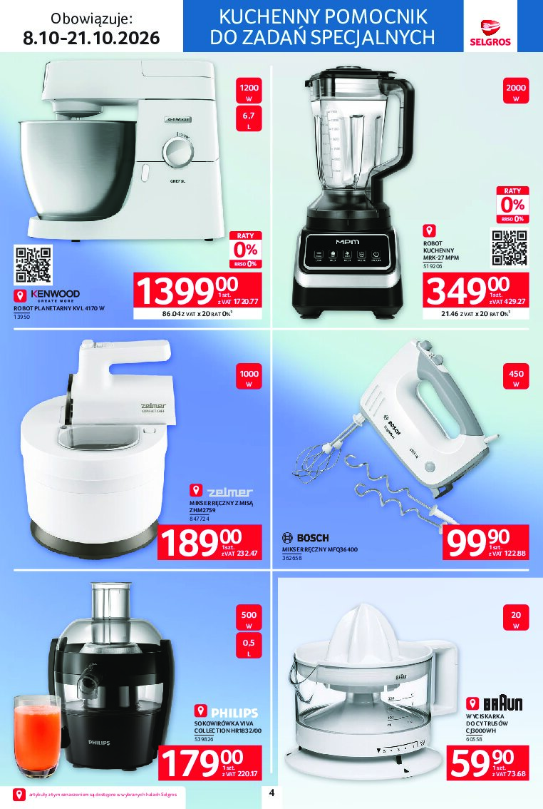 Gazetka Selgros 08/10/2026 – 21/10/2026 - gazetki promocyjne str. 4
