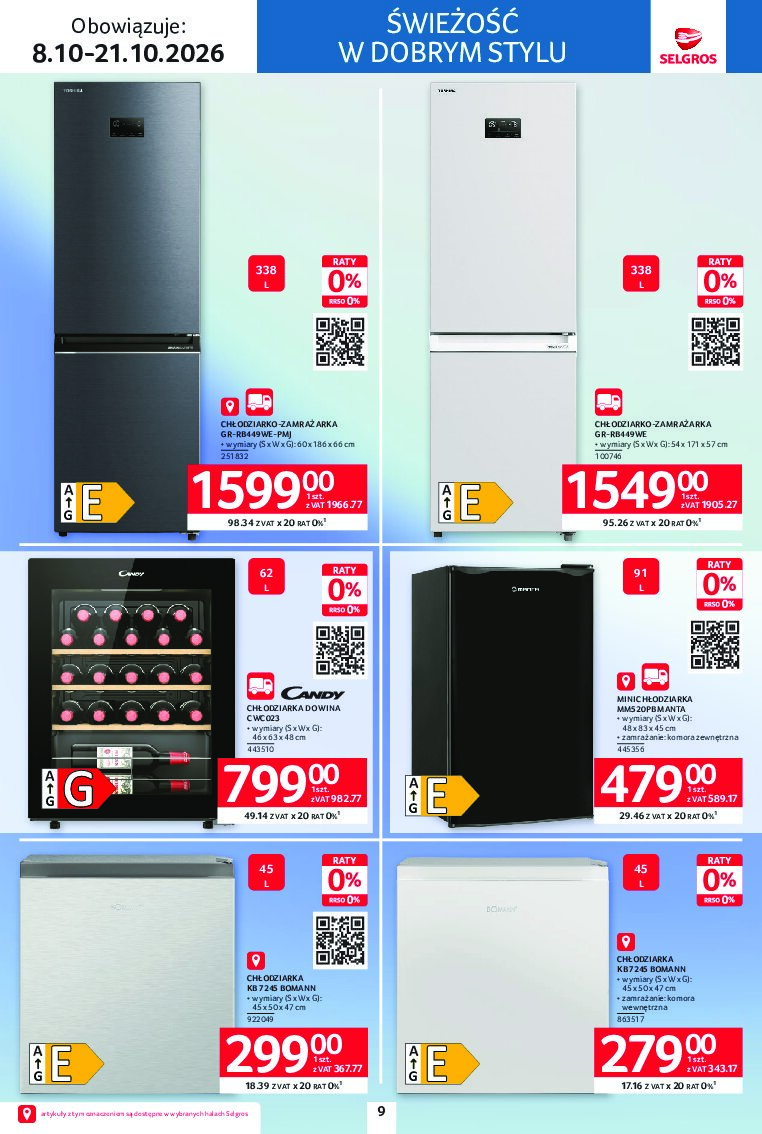 Gazetka Selgros 08/10/2026 – 21/10/2026 - gazetki promocyjne str. 9