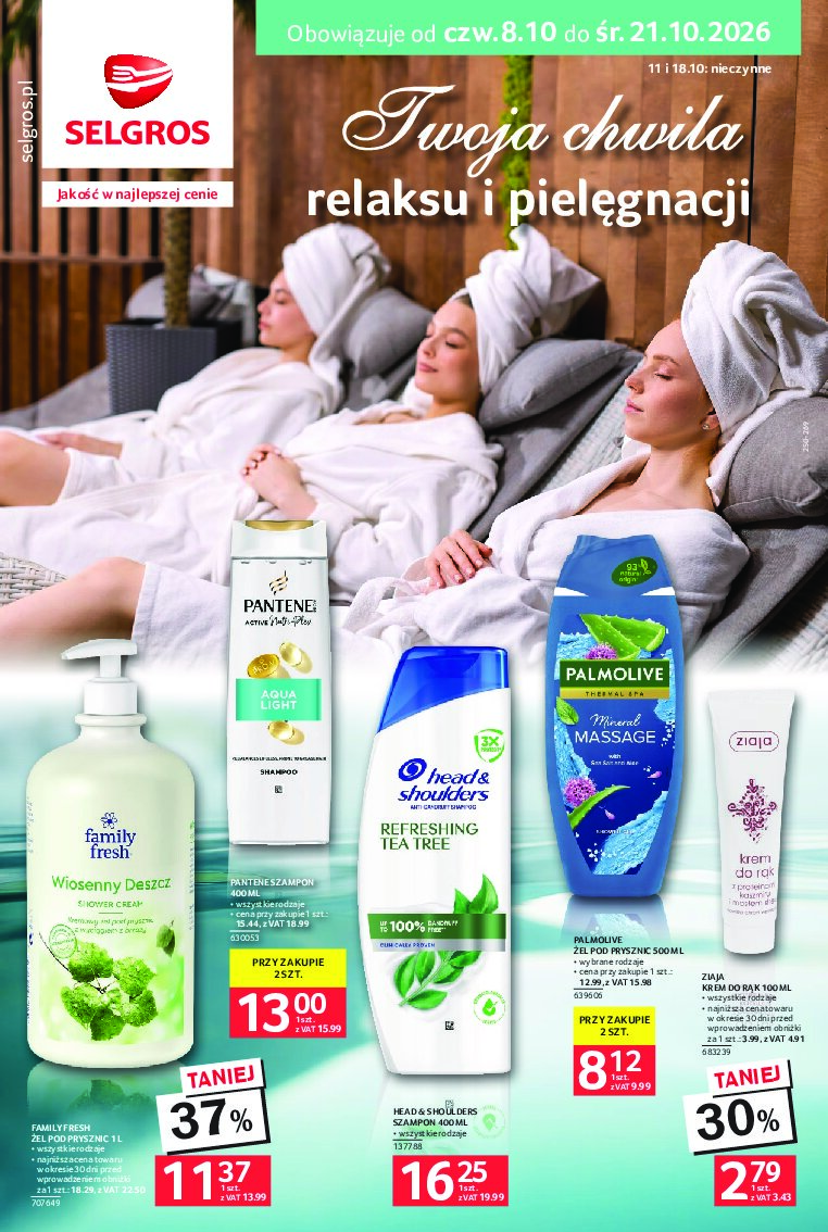 Gazetka Selgros 08/10/2026 – 21/10/2026