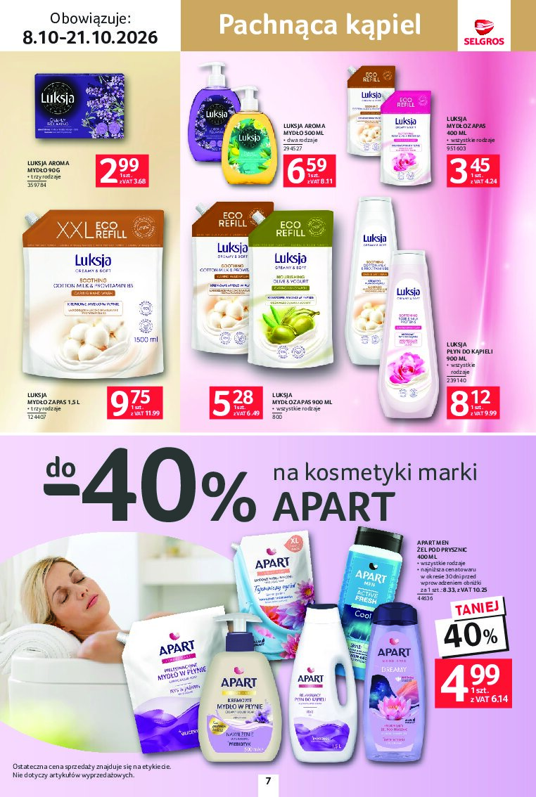 Gazetka Selgros 08/10/2026 – 21/10/2026 - gazetki promocyjne str. 7
