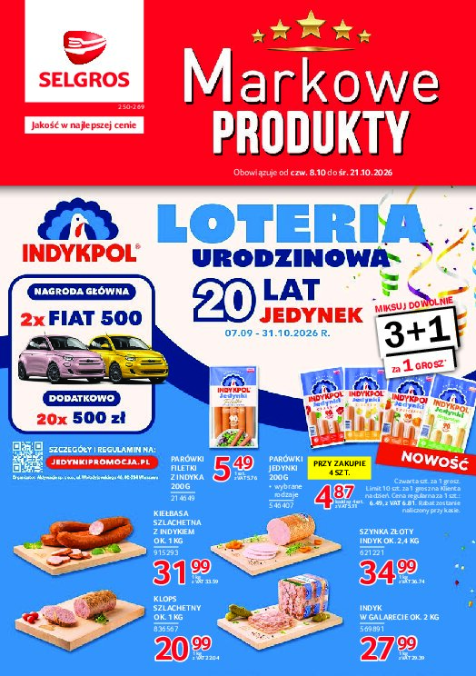 Gazetka Selgros 08/10/2026 – 21/10/2026