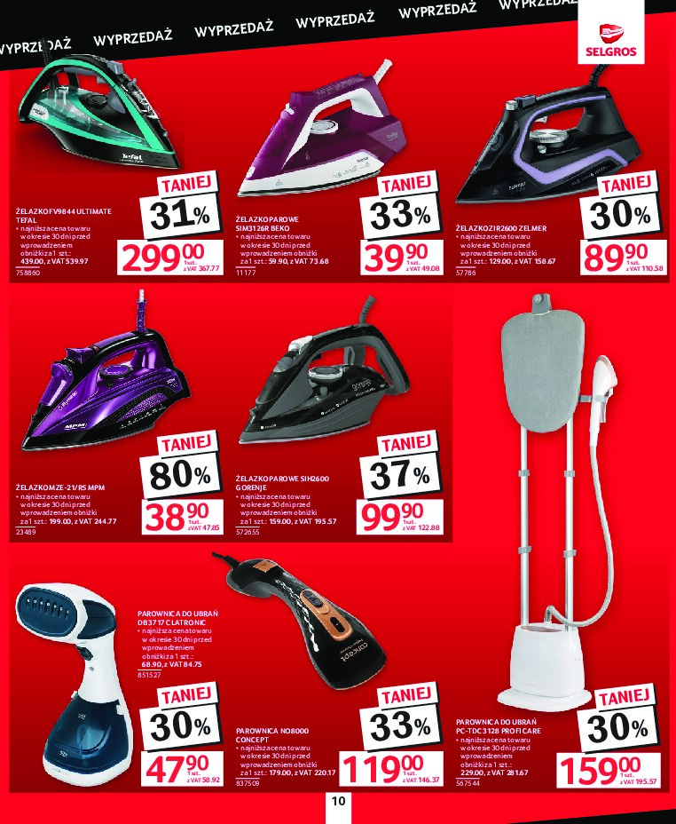 Gazetka Selgros 08/10/2026 – 21/10/2026 - gazetki promocyjne str. 10