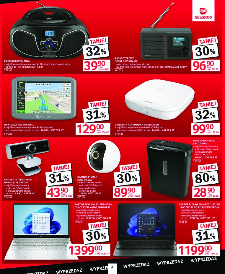 Gazetka Selgros 08/10/2026 – 21/10/2026 - gazetki promocyjne str. 5