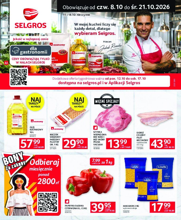 Gazetka Selgros 08/10/2026 – 21/10/2026 - gazetki promocyjne str. 1